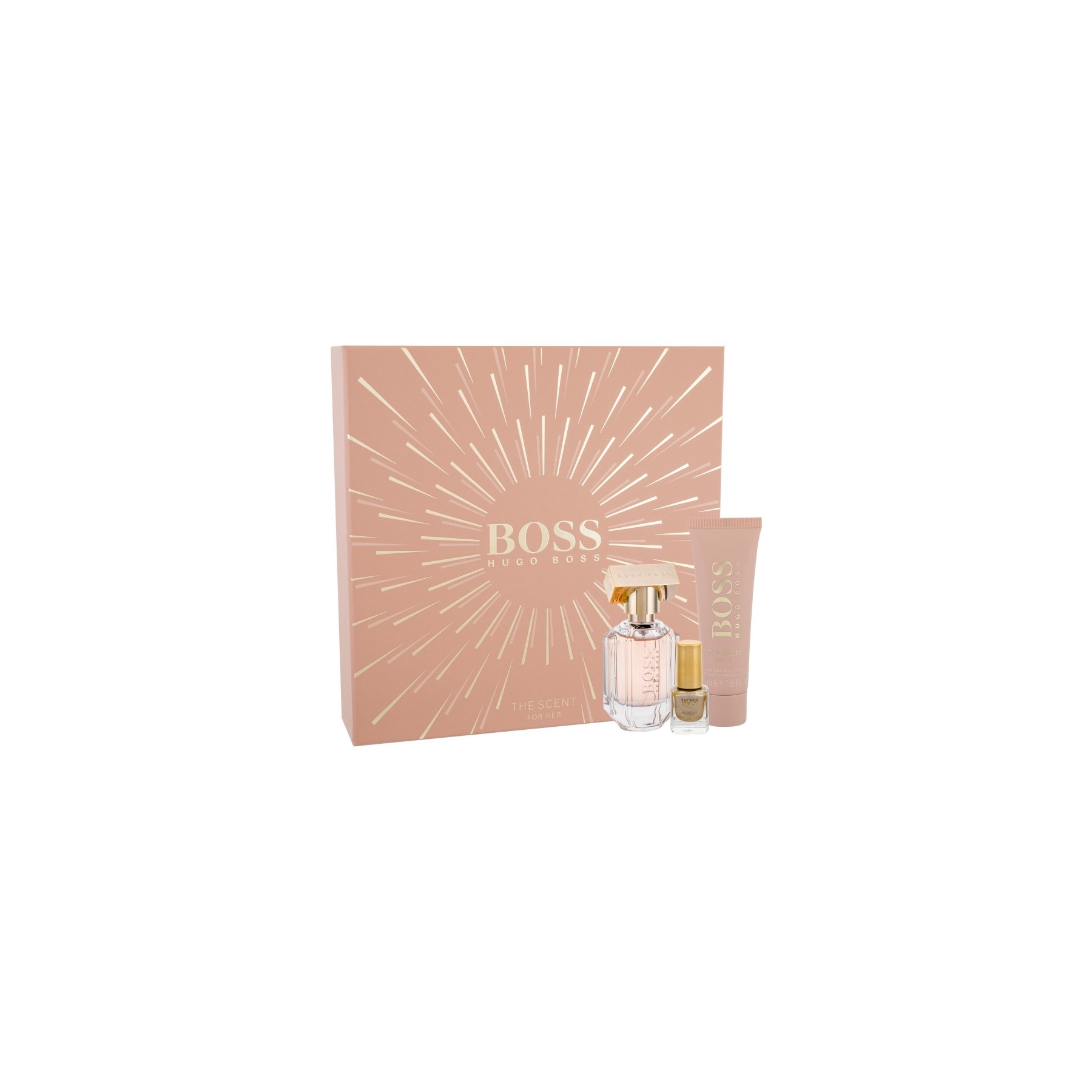 Hugo Boss - The Scent For Her EDP 30 ml + Body Lotion 50 ml + 4,5 ml Nail Polish - Giftset