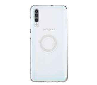 Funda Samsung Galaxy A30/A50 Transparente con Anilla - 5 Colores