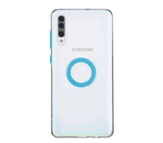 Funda Samsung Galaxy A30/A50 Transparente con Anilla - 5 Colores