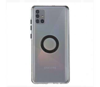 Funda Samsung Galaxy A52 4G/5G Transparente con Anilla - 5 Colores
