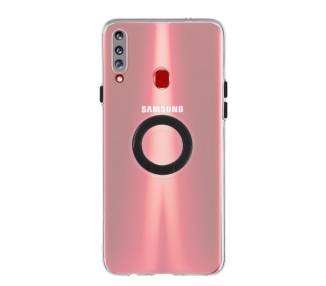Funda Samsung Galaxy A20s Transparente con Anilla - 5 Colores