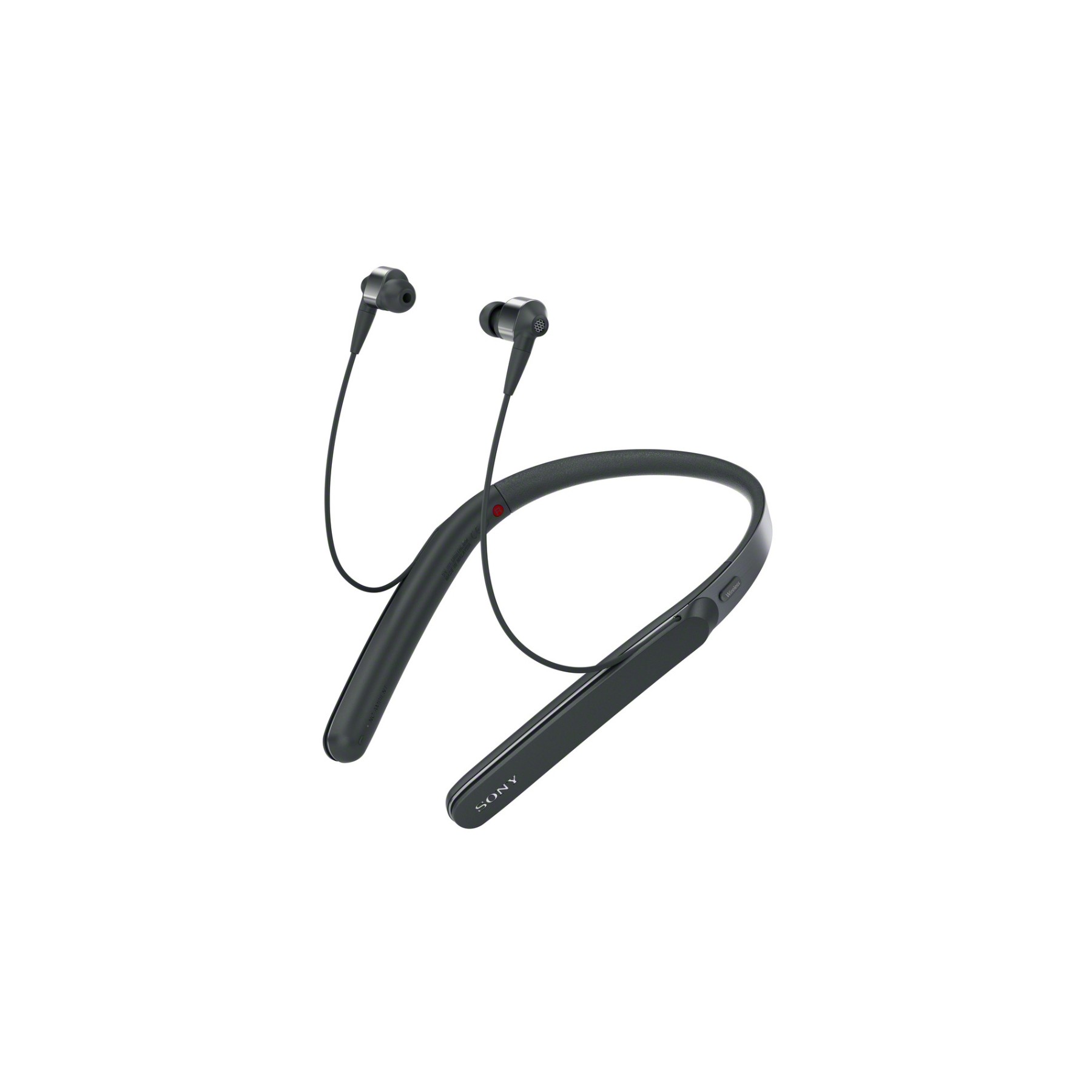 Sony - WI1000X Wireless In-Ear Noise Cancelling Headphones Black