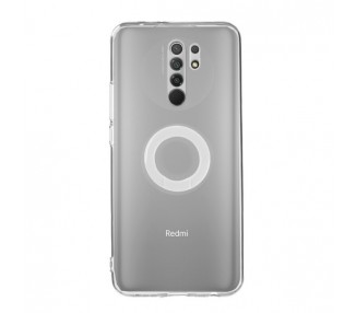 Funda Xiaomi Redmi 9 Transparente con Anilla - 5 Colores