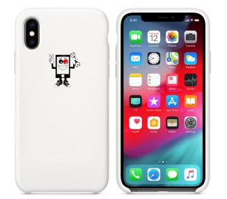 Funda Carcasa De Silicona Suave Líquida Para iPhone X & Xs - Diseño Original