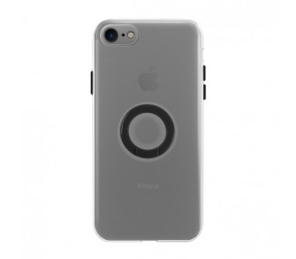 Funda iPhone 7/8 Transparente con Anilla - 5 Colores