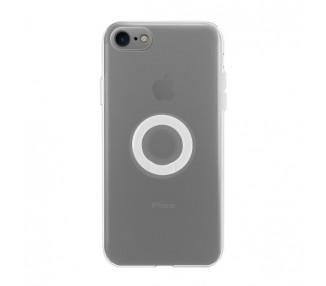 Funda iPhone 7/8 Transparente con Anilla - 5 Colores
