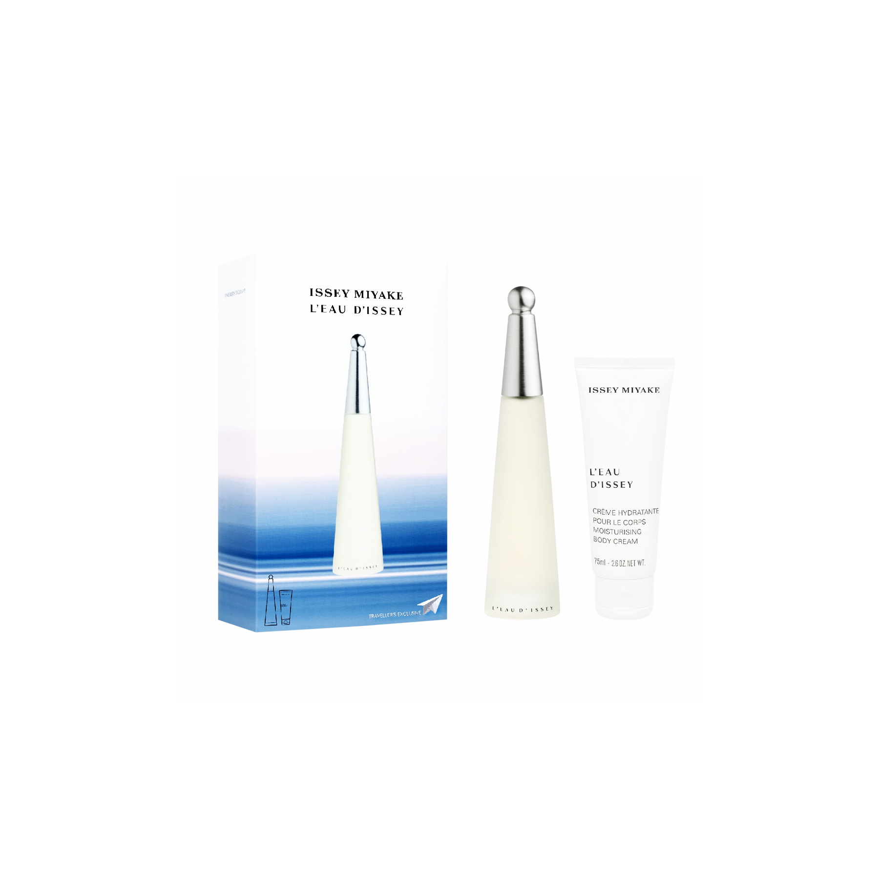 Issey Miyake - L'eau D'issey for Women EDT 100 ml + Moisturising Body Lotion 75 ml - Giftset