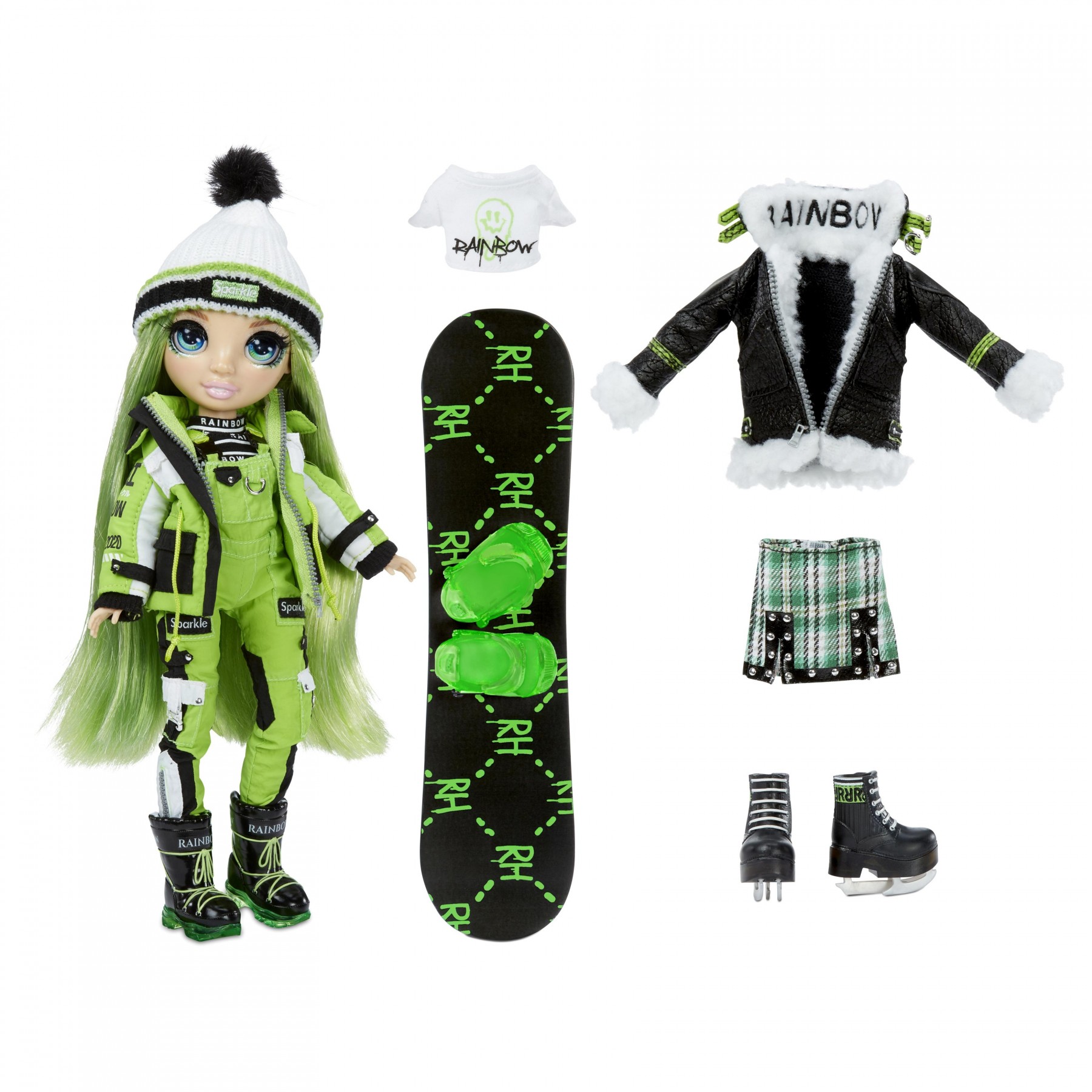 Rainbow High - Fashion Winter Break Doll- Jade Hunter (574781)