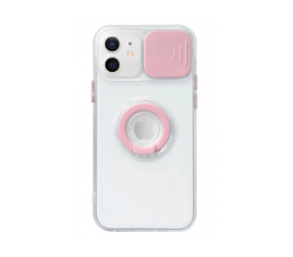 Funda Redmi Note 10 5G Transparente con Anilla y Cubre Cámara 5 Colores