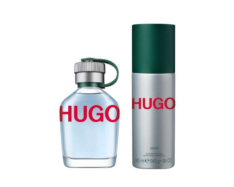 Hugo Boss - Hugo Man EDT 75 ml + Deo Spray 150 ml - Giftset