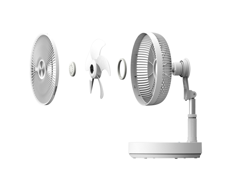 Ventilador APOKIN-P21 7200mha Recargable con Palo Telescópico Con Mando a Distancia