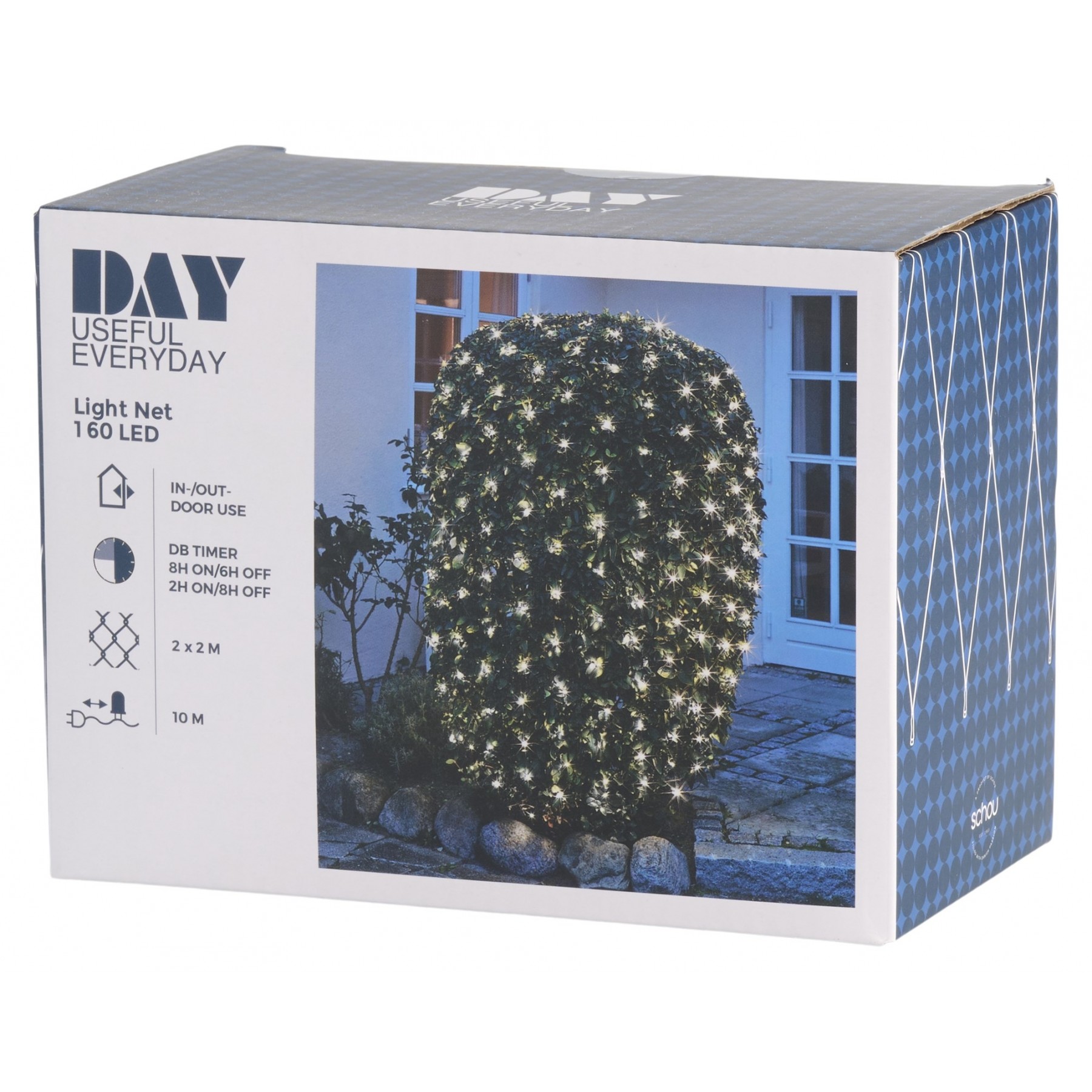 DAY - Christmas Light Net W/160 LED - 2x2 m (71289)