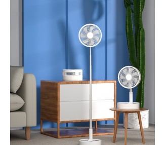 Ventilador APOKIN-P11 Recargable 7200mha y Giratorio 90º con Palo Telescópico Con Mando a Distancia