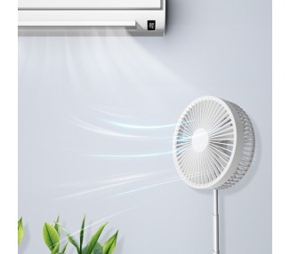 Ventilador APOKIN-P11 Recargable 7200mha y Giratorio 90º con Palo Telescópico Con Mando a Distancia