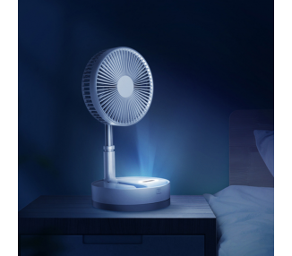 Ventilador APOKIN-P11 Recargable 7200mha y Giratorio 90º con Palo Telescópico Con Mando a Distancia