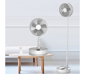 Ventilador APOKIN-P11 Recargable 7200mha y Giratorio 90º con Palo Telescópico Con Mando a Distancia