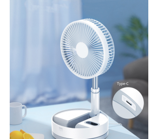 Ventilador APOKIN-P11 Recargable 7200mha y Giratorio 90º con Palo Telescópico Con Mando a Distancia