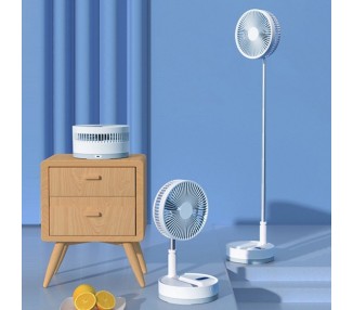 Ventilador APOKIN-P11 Recargable 7200mha y Giratorio 90º con Palo Telescópico Con Mando a Distancia