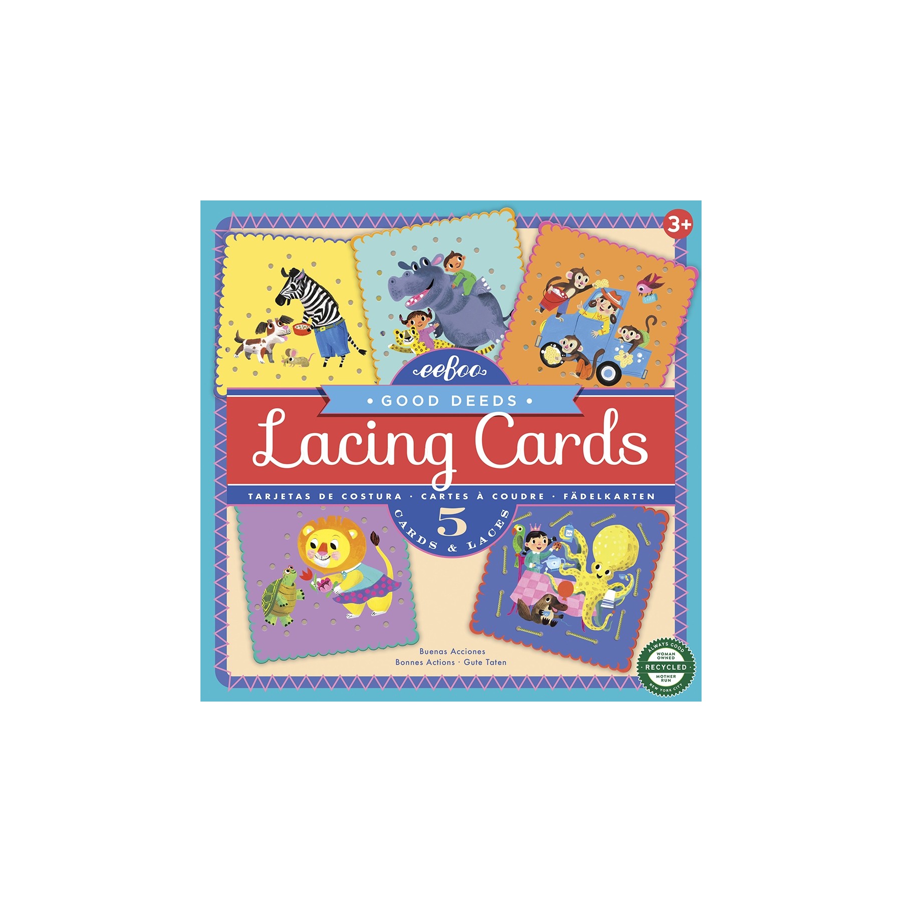 eeBoo - Lacing Cards - Good Deeds - (ELCGDD)