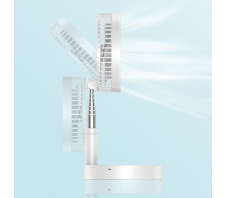 Ventilador APOKIN-P9S Recargable 7200mha con Palo Telescópico Con Mando a Distancia