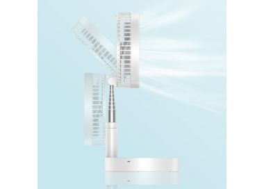 Ventilador APOKIN-P9S Recargable 7200mha con Palo Telescópico Con Mando a Distancia
