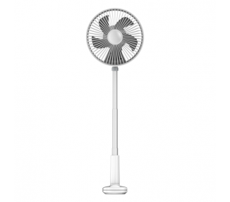 Ventilador APOKIN F8 Recargable 1800mha de Pinza Blanco
