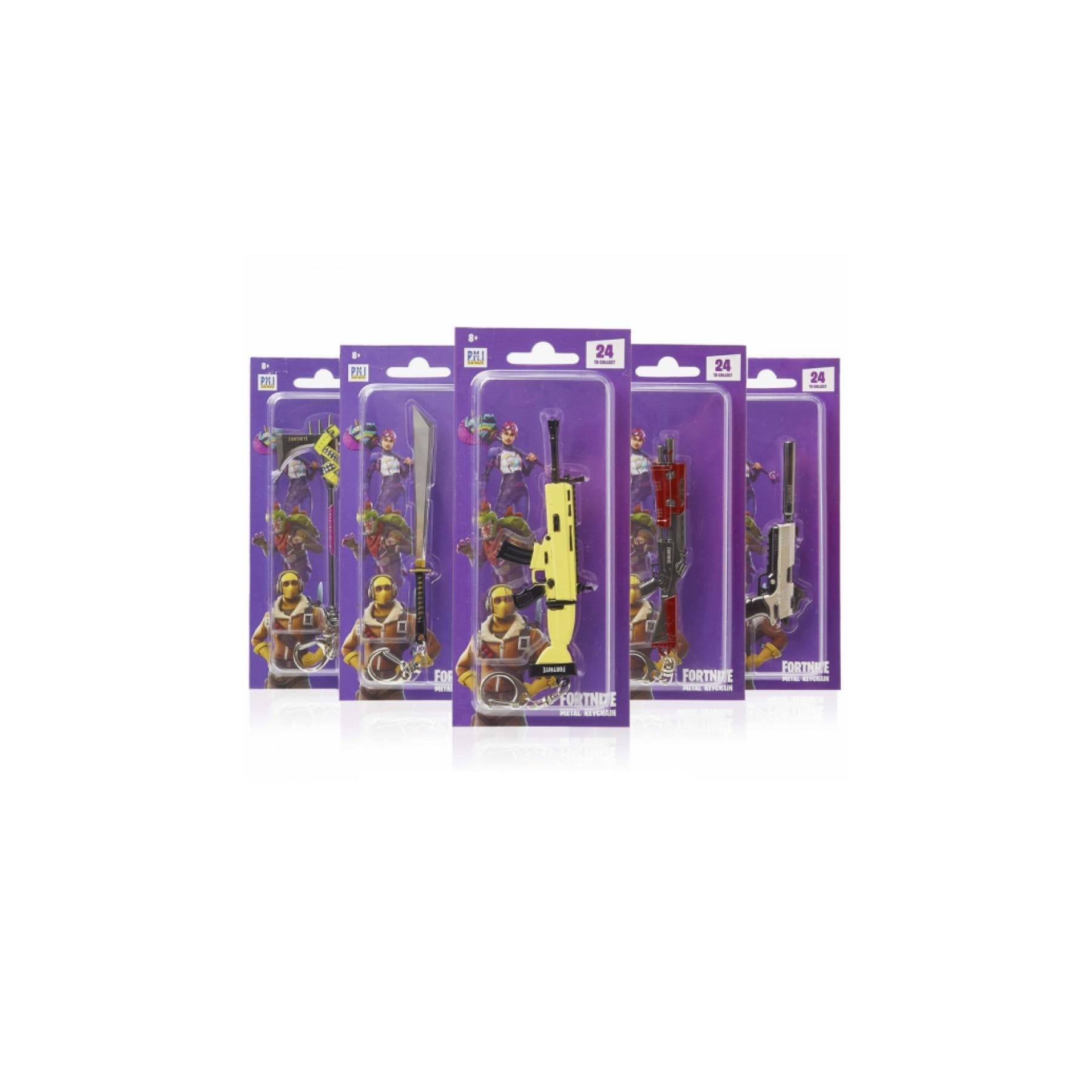 Fortnite 12CM 3D Metal Keychains Assorted