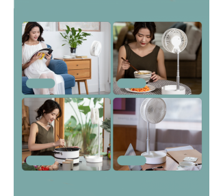 Ventilador APOKIN-F3 Recargable 1800mha con Palo Telescópico