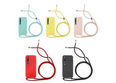 Funda suave con Cordón Xiaomi Pocophone M3/Redmi 9T  5-Colores