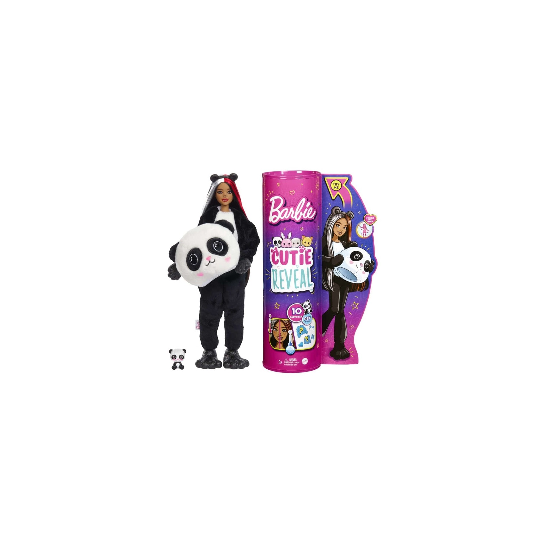 Barbie - Cutie Reveal Doll - Panda (HHG22)