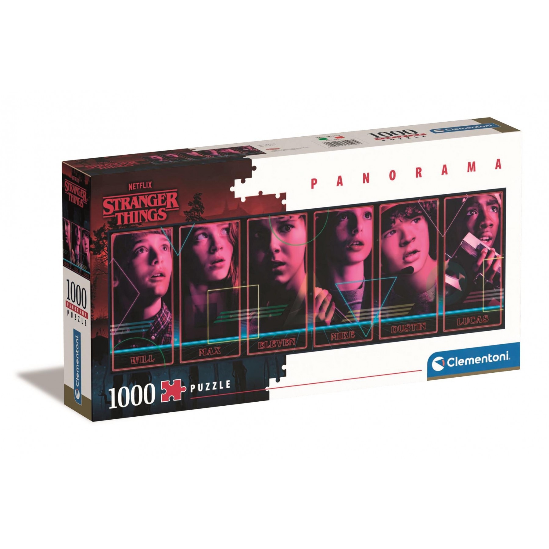 Clementoni - Panorama Puzzle 1000 pcs - Stranger Things (39548)