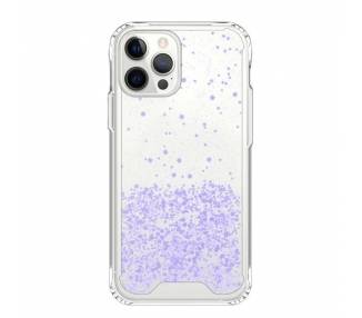 Funda Gel transparente purpurina iPhone 12 Pro Max 4 -Colores