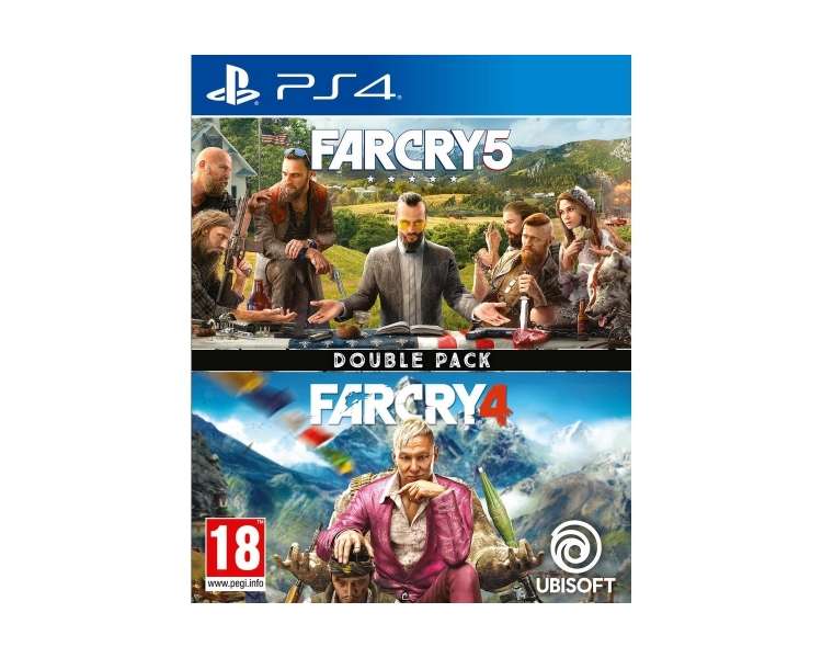 Far Cry 4 + 5 Compilation (FR), Juego para Consola Sony PlayStation 4 , PS4