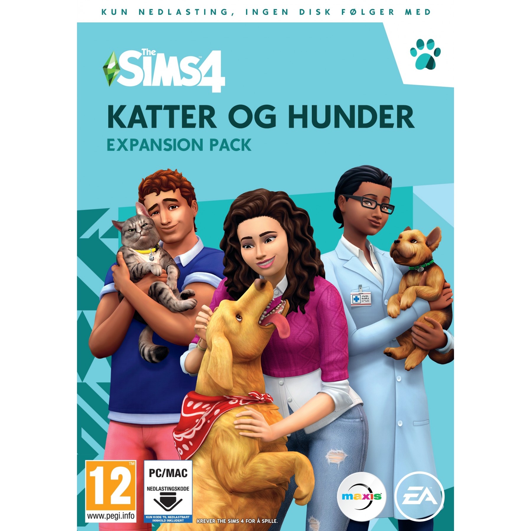 The Sims 4: Cats and Dogs (NO) (PC/MAC), Juego para PC