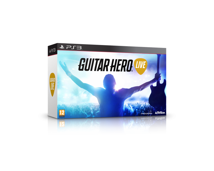 Guitar Hero: Live with Guitar Controller, Juego para Consola Sony PlayStation 3 PS3