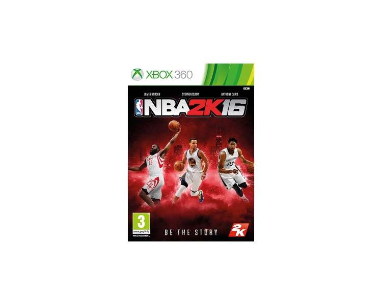 NBA 2K16, Juego para Consola Microsoft XBOX 360