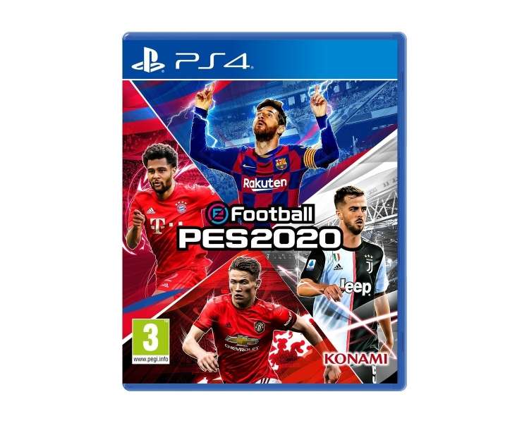 eFootball PES 2020 (Pro evo 2020), Juego para Consola Sony PlayStation 4 , PS4