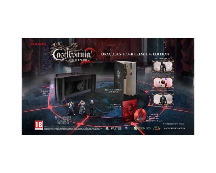 Castlevania, Lords of Shadow 2, Dracula's Tomb Premium Edition, Juego para Consola Microsoft XBOX 360