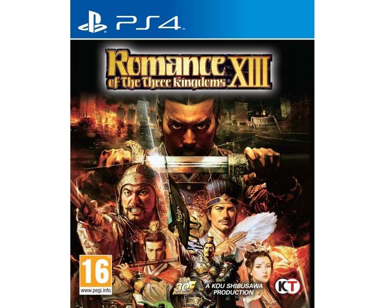 Romance of The Three Kingdoms XIII, Juego para Consola Sony PlayStation 4 , PS4