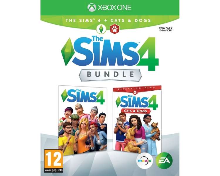 The Sims 4 & The Sims Cats & Dogs Bundle, Juego para Consola Microsoft XBOX One