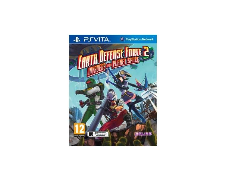 Earth Defense Force 2: Invaders from Planet Space, Juego para Consola Sony PlayStation Vita