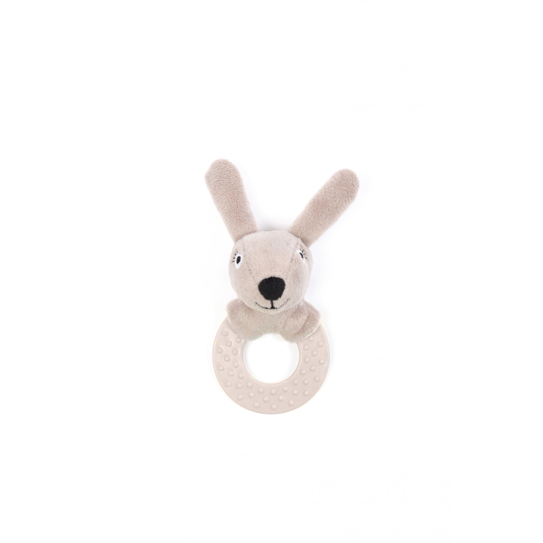 Pequeñeces - Sonajero de Anillo de Goma Conejo - Polvo