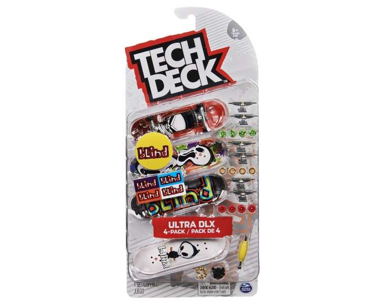 Tech Deck - Finger Skateboard 4 Pack - Ultra DLX Blind (6028815)
