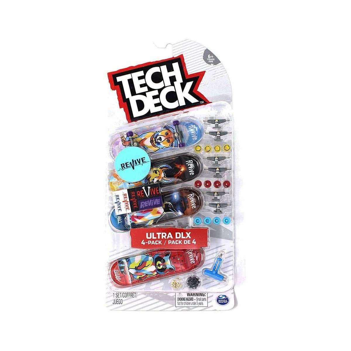 Tech Deck - Finger Skateboard 4 Pack - Ultra DLX Revive (6028815)