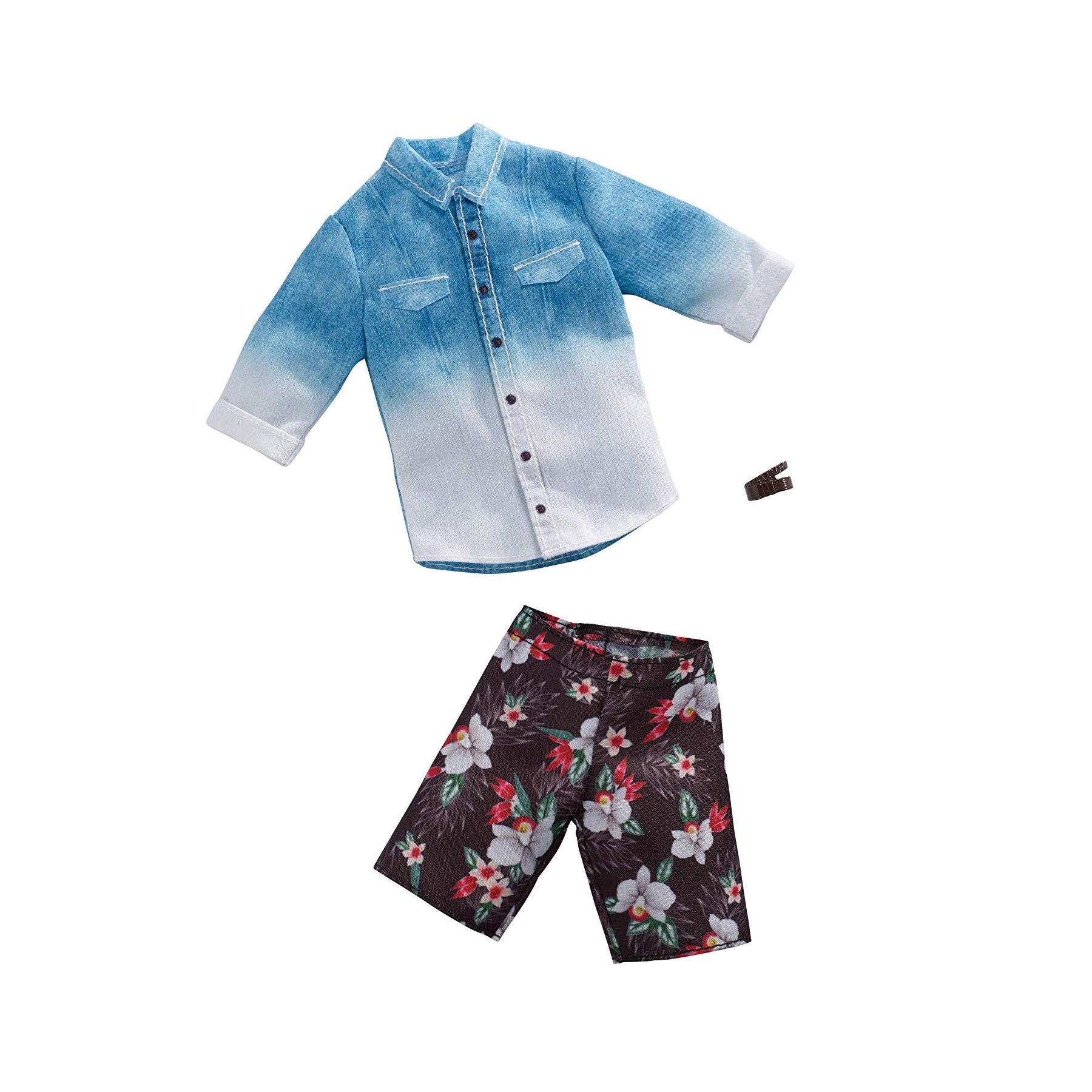 Barbie - Complete Looks Fashion - Ken Denim Ombre Shirt (FXJ36)