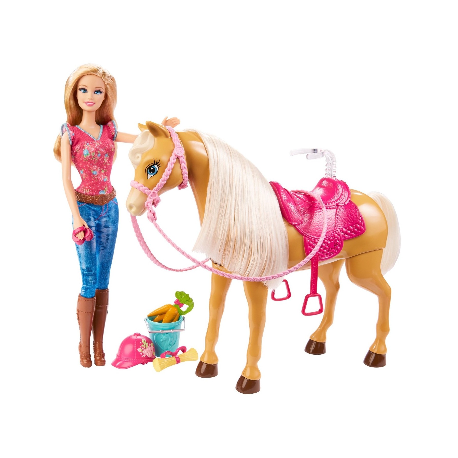 Barbie - Barbie and Tawny Horse Playset (BJX85)