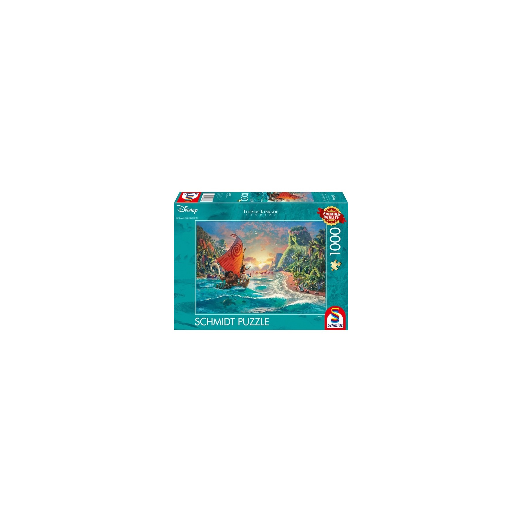 Rompecabezas Schmidt - Thomas Kinkade: Disney Moana (1000 Piezas) (SCH8030)