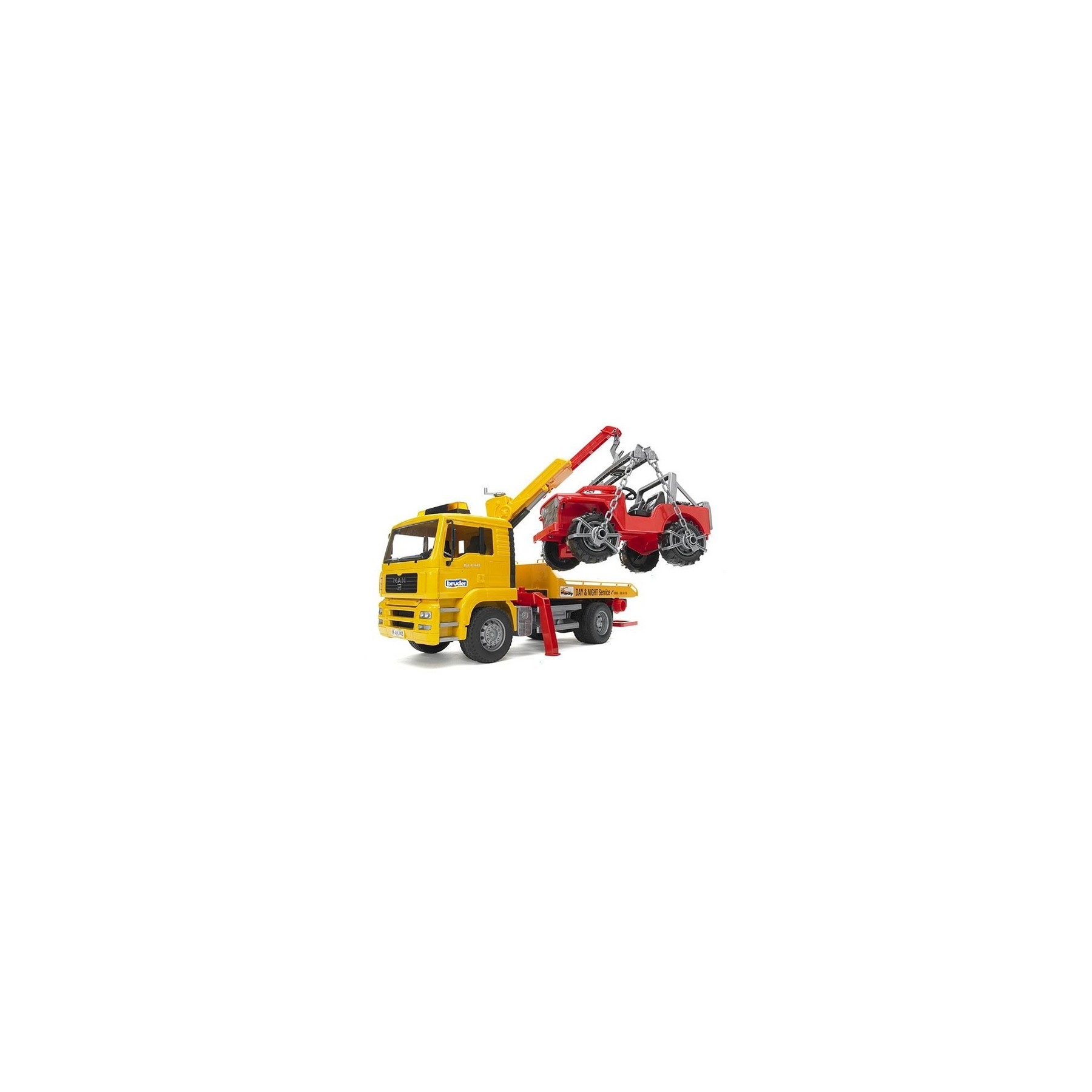 Bruder - Man TGA Breakdowntruck with Cross Country Vehicle (BR2750)