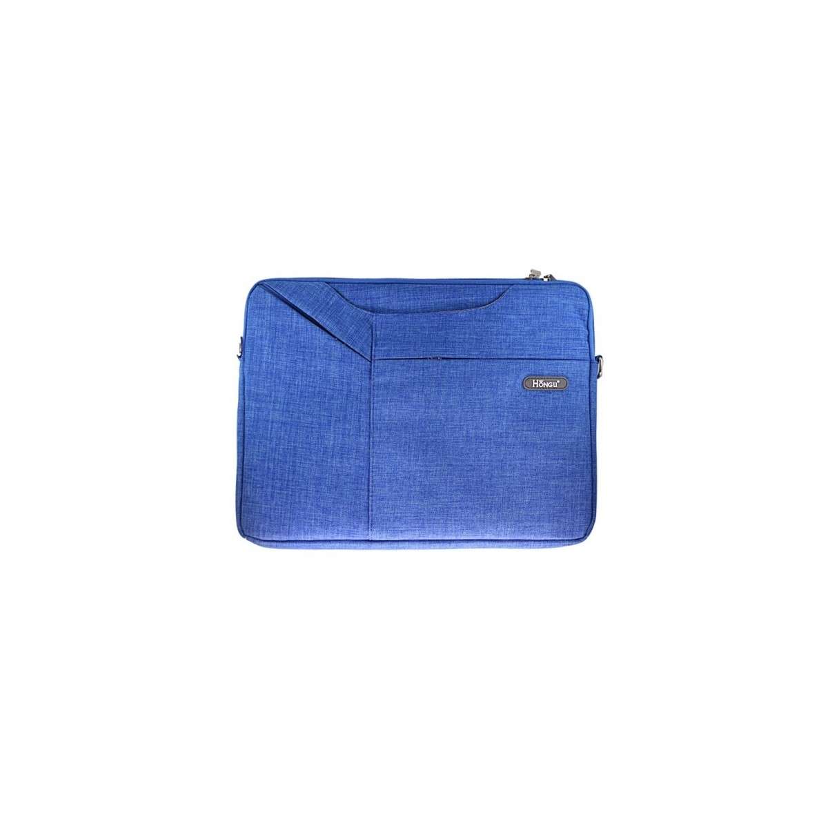 Bolsa Tela con Cremallera Acolchado para Portatil-Tablet 13-14 Azul Claro