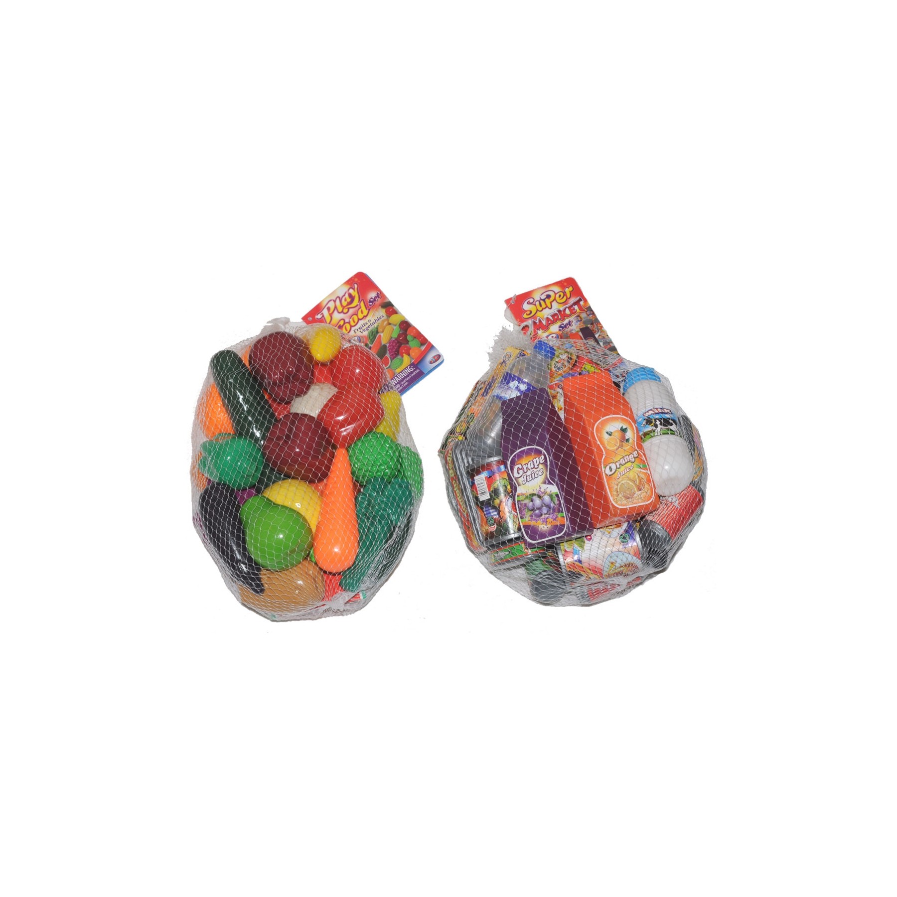 Playfood - 2 bags of playfood - Fruits and Groceries (16104)
